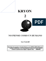 Carroll, Lee - Kryon 2.no Piense Como Un Humano