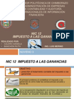 Impuesto a Las Ganancias- Nic 12