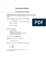 Chapter Two. Finite Difference Methods