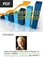 Mejoramiento Continuo Exp