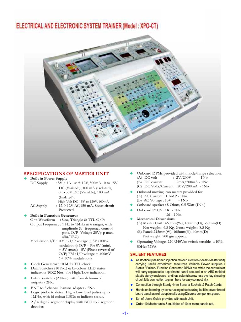 XPOCT Electronic Oscillator Amplifier