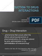 Introduction To Drug Interactions