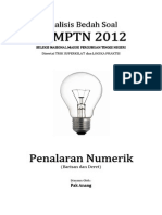 Analisis Bedah Soal SNMPTN 2012 Kemampuan Penalaran Numerik (Barisan Dan Deret)