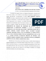 Sentencia de Camara Primera de Lo Penal de San Salvador - Roberto Saravia Jurado