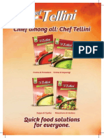 chef tellini soup packet data sheet