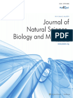 Journal of Natural Science, Biology and Medicine: J Nat Sci. Biol. Med