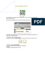 Dígitos Fijos en Una Celda de Excel