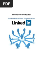 How To Effectively Use LinkedIn For Your Organisation.pdf