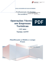 Planficação A Médio e Longo Prazo - 11º Ano OTET