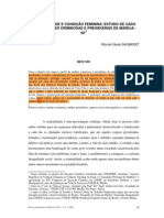 Criminalidade e Condição Feminina