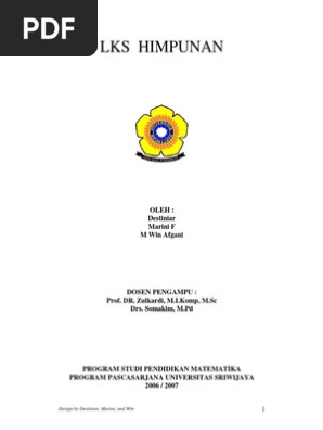63 Modul Matematika Himpunan Pdf