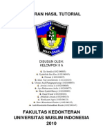 Laporan Hasil Tutorial: Fakultas Kedokteran Universitas Muslim Indonesia 2010