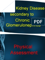 Chronic Kidney Disease Secondary To Chronic Glomerulonephritis