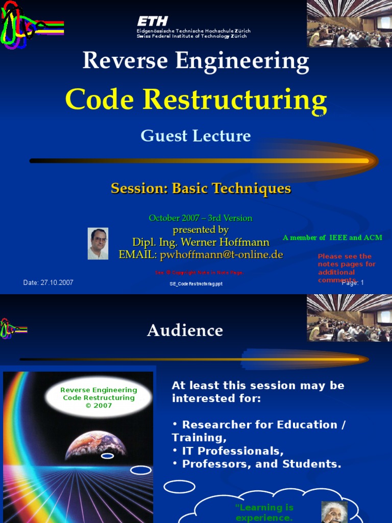 SE Code Restructuring | PDF | Computer Programming | Top Down And ...