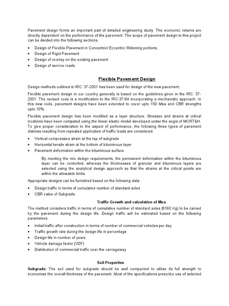 Pavement Design Guidelines and Standards | PDF | Road Surface ...