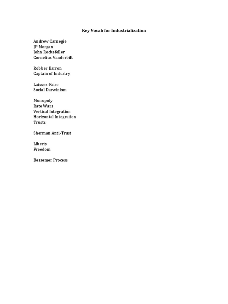 Vocab Words PDF