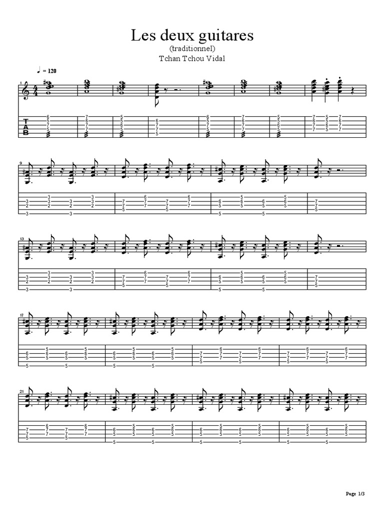 Les Deux Guitares | PDF