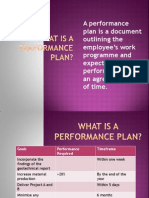 What Is A Performance Plan