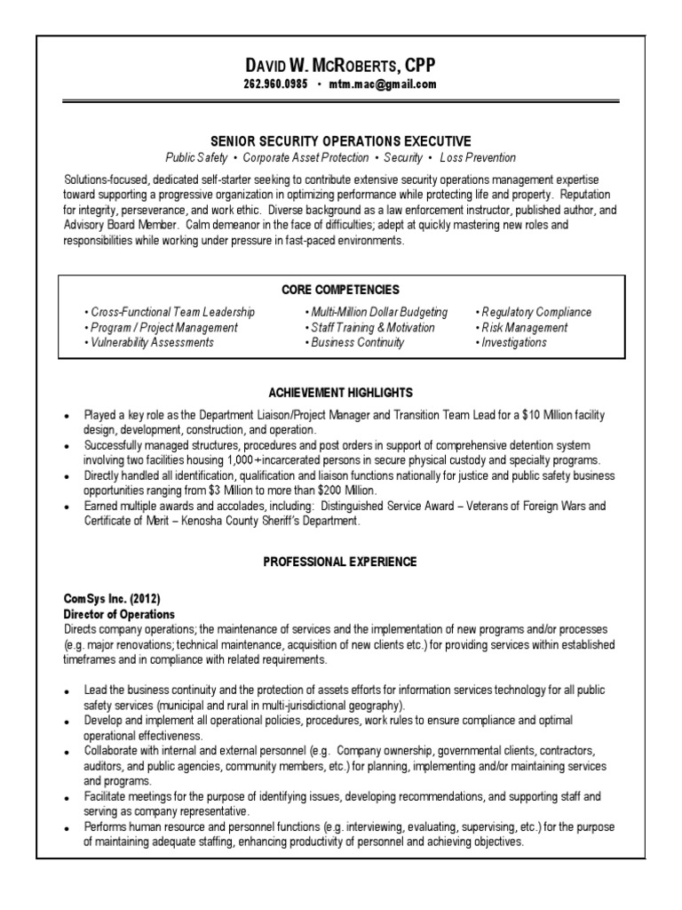 Physical Security Manager Corporate Asset Protection in Chicago IL