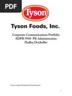 tyson foods comm audit final project
