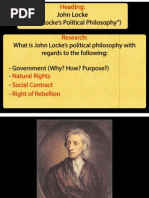 Political Philosophy of John Locke