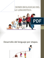 Las Condiciones Biologicas Del Desarrollo Linguistico