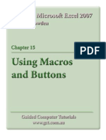 Learning Microsoft Excel 2007 - Macros & Buttons