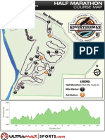 Adventuremax Half Marathon Course Map