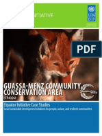 Case Studies UNDP: GUASSA-MENZ COMMUNITY CONSERVATION AREA