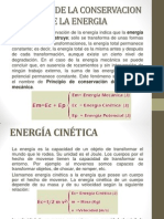 Principio de La Conservacion de La Energia