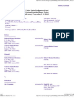 FEDERAL PACER DOCKET Chapter 7 Adversary Proceeding