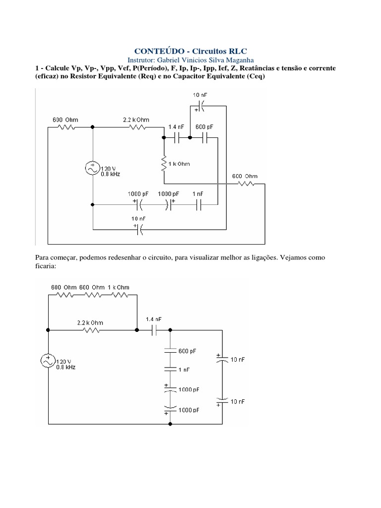 Circuitos RLC | PDF