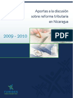 Aportes a La Discucion Sobre Reforma Tributaria en Nicaragua Diciembre 2009