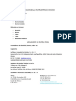 Clasificacion de Las Materias Primas e Insumos