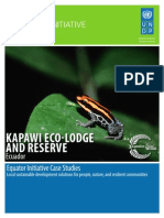 Case Studies UNDP: KAPAWI ECOLODGE AND RESERVE, Ecuador
