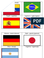 Nacionalidades Con Banderas