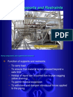 Piping Support Design Overview | PDF | Structural Steel | Pipe (Fluid ...