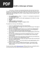 Download How Do I Build A Telescope At Homepdf by jelenjek83 SN180276257 doc pdf