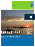 Études de cas de l’Initiative Equateur: PARC MARIN DE MOHÉLI, Archipel des Comoros
