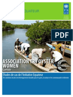 Études de cas de l’Initiative Equateur: ASSOCIATION TRY OYSTER 
WOMEN, Gambie