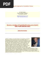 Download Linguistic Approach to Translation Theorydocx by m_linguist SN180285765 doc pdf