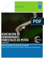 Estudios de Caso PNUD: ASOCIACION DE COMUNIDADES FORESTALES DE PETÉN, Guatemala