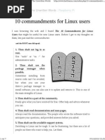 Linux Comandements PDF