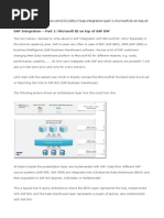 SAP Integration - Microsoft BI On Top of SAP BW