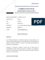 (Curriculum Vitae) Elder Valdivia Ramos - Octubre 2013 (No Documentado)