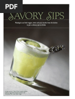 Flavor - Savory Cocktails