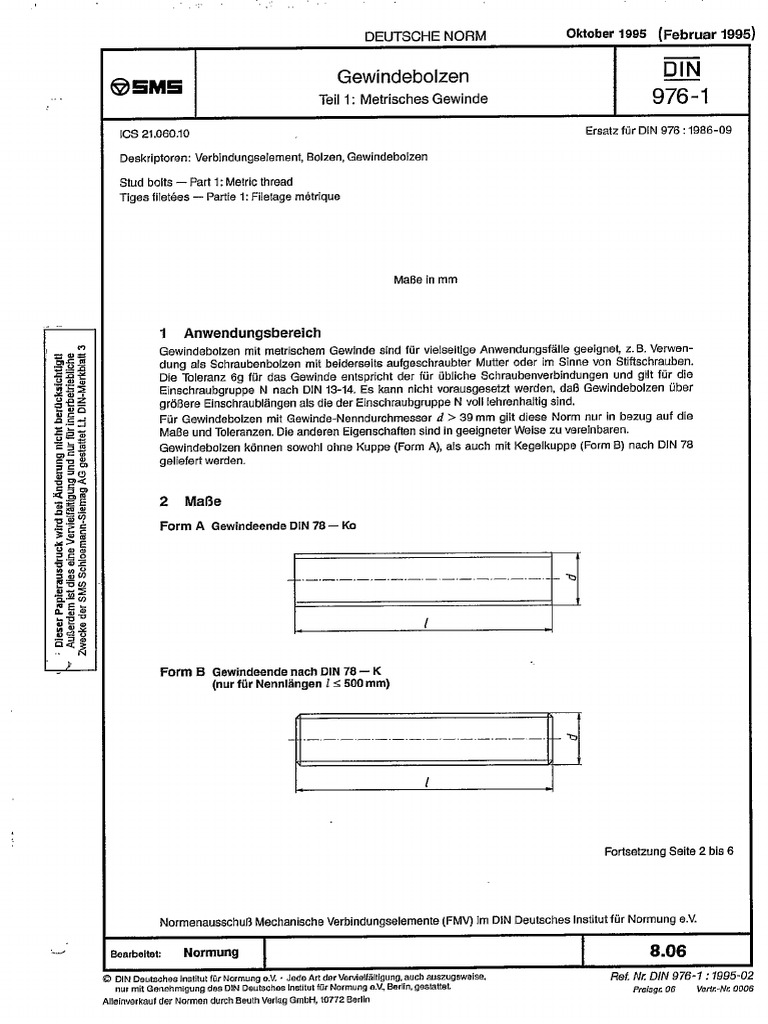 Din976 1 PDF | PDF