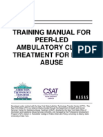 Peer Manual For Peer led Ambulatory Care for Drug abuse
