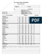 The Geeker Report Basketball: Player Evaluation