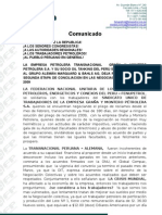 COMUNICADO FENUPETROL GRAÑA Y MONTERO 02-08-09